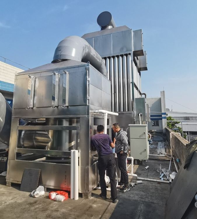 工業廢氣高壓集成處理設備 越創濕電除煙凈化